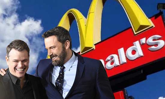 affleck damon mcdonalds monopoly fox