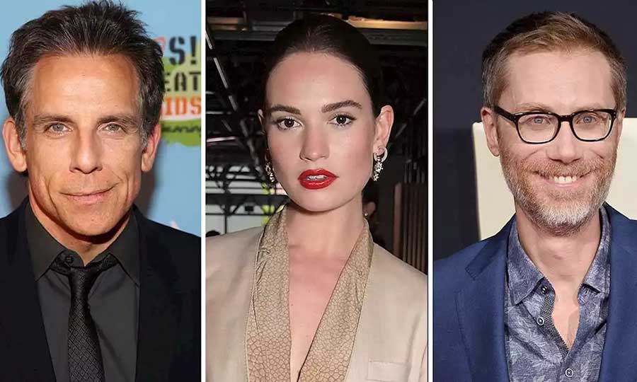 ben stiller lily james and stephen merchant are in talks lockdowns