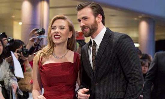 chris evans y scarlett johansson little shop horror