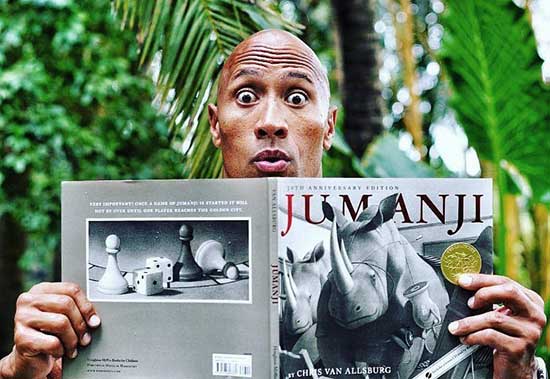 the rock jumanji